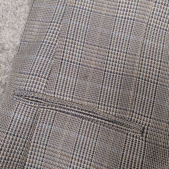 Jack Fraser Men's Blazer Jacket Size 42R Silk Wool Business Casual Old Money - Picture 6 of 10